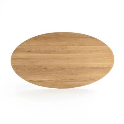 Siahi plateau de table ovale chêne L170