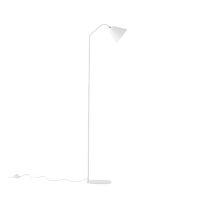 Tinley lampadaire metal blanc