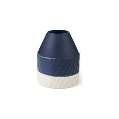 Drue vase céramique bleu