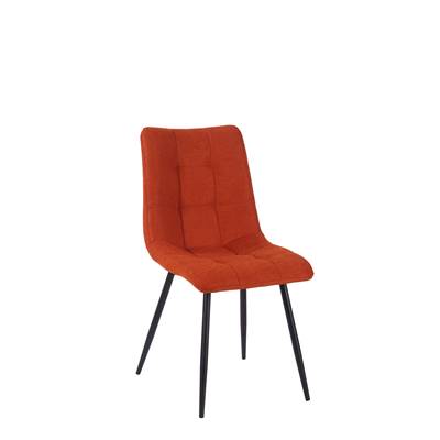 Alba chaise en tissu orange