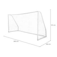 But cage de foot en PVC avec filet , blanc L365