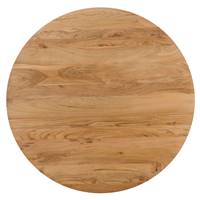 Zora table ronde en bois d'acacia et métal ø140