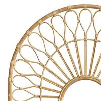 Boho tête de lit 90m en rotin naturel