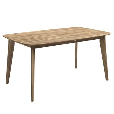 Erren table à manger rectangulaire extensible en bois clair 6/8 personnes
