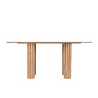 Juliette table à manger en bois de chêne veiné 6 personnes L180