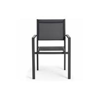 Nice fauteuil alu anthracite