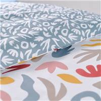Sunshine parure de lit 220x240 coton imprimé petites formes multicolores 13.7
