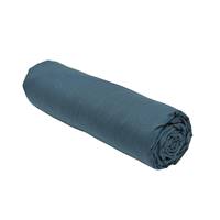 Essential drap housse 180x200 30cm bleu paon