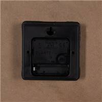 Flow horloge en bois blanche chiffres colorés Ø40cm
