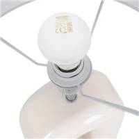 Arko lampe de table crème avec socle en forme d'arche laqué H70cm