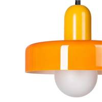 Fozar suspension en métal jaune orange Ø25cm