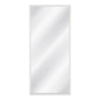 Kimy grand miroir rectangulaire en bois blanc cassé de paulonia H180cm