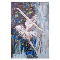 Grace toile peinte danseuse ballerine 80x120cm