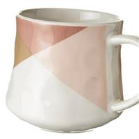 Cora tasse en céramique triangle nude marron 370ml