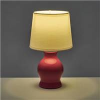Finley lampe en céramique rose et blanc