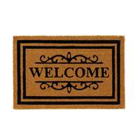 Malaisia paillasson Welcome en fibres de coco 60x40