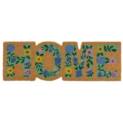 Flore tapis en fibre de coco coupé HOME fleur 75x25cm