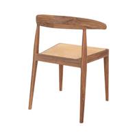 Blaise chaise en bois de teck et cannage de rotin