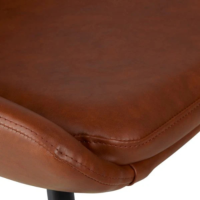 Bari chaise en PU marron