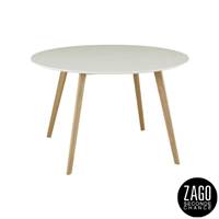 Bloom table à manger ronde blanche Ø120