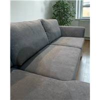 Paula canapé d'angle réversible gris