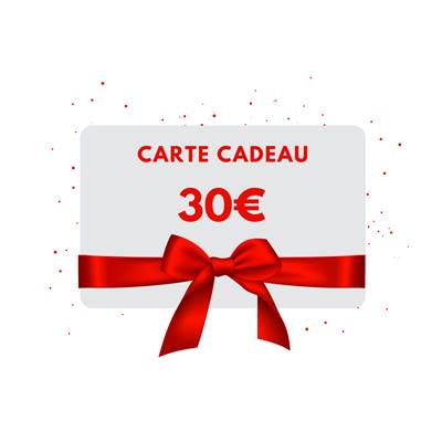 CARTE CADEAU DE 30€