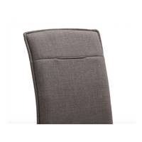 Ciao chaise en tissu gris