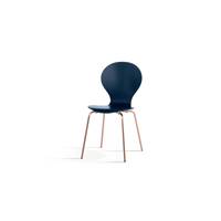 Kitsch chaise bleu et cuivre