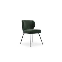 Valo chaise velours vert végétal et noir