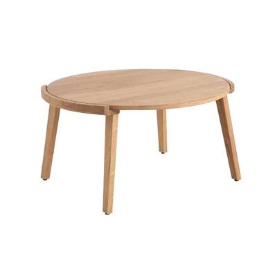 Tibet table basse chêne ø80