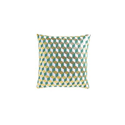 Codie housse de coussin vert doré 40x40