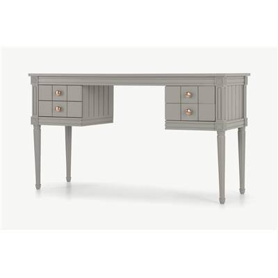 Bourbon bureau vintage cuivre et gris
