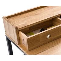Alice bureau et petite réhausse chêne