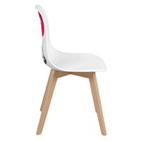 Feelings chaise scandinave d'artiste blanche et main