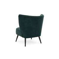Claudette fauteuil velours vert cèdre
