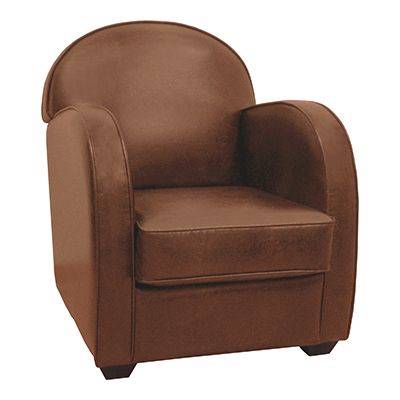 Stid fauteuil relax cuir marron durango