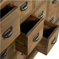 Lenon buffet en bois recyclé 18 tiroirs