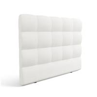 Nastave tête de lit 160cm en tissu texturé blanc