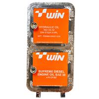 Indonesia meuble 2 portes metalik orange