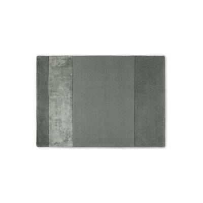 Rene grand tapis laine tufté gris Earl 160x230