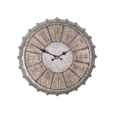 Pendule zinc diam:35