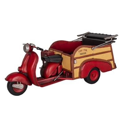 Scooter taxi rouge