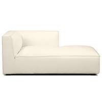 Basil méridienne gauche tissu bouclé blanc
