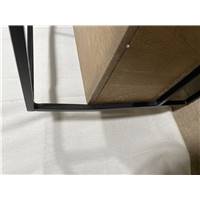 Kilby grand meuble TV bois de manguier clair et verre