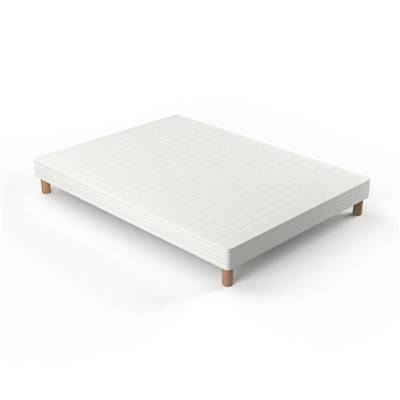 Adovli sommier 90x200 tapissier à lattes recouvertes H14