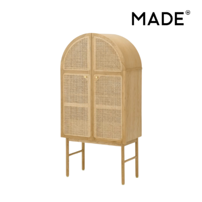 Ankhara armoire rotin naturel
