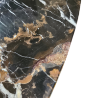 Nadara plateau de table en marbre ambré Ø120