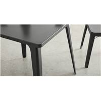 Edny table compacte gris argenté foncé