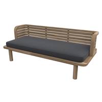Biantina banquette de jardin 2 places en teck L160