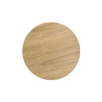 Alfo table à manger ronde en bois clair 4 personnes ø100